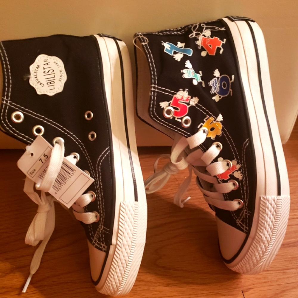 High top sneakers